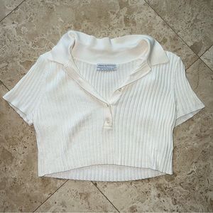 Urban Outfitters Button Crop Top